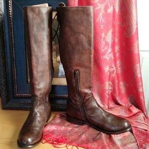 Hand made "Bed l Stu" Manchester leather boots.